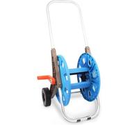 Portable Garden Hose Reel Cart with Wheels, Outdoor Water Hose Storage Solution, Easy Mobility for 60M Hose, Ideal for Garden and Lawn Care