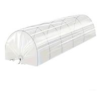 Portable Garden Sunshade And Greenhouse Tunnel With Bendable Supports And Breathable PE Material, For For Small Garden Beds And Urban Gardening(PE film)