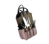 Portable Garden Tool Storage Tote with Two Carry Handles, Bag | Open-Top Access to the Main Compartment, Exterior Storage Pockets, Oxford Fabric Construction for Organization