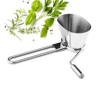Portable Garlic Chopper | Manual Kitchen Chopper Hand Operated | Rustproof Chopper & Grater for Nuts, Chilli, Coriander and Chopped Garlic