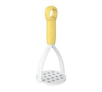 Portable Garlic Masher, Plastic Manual Potato Masher, Hand Press Fruits Crusher, Vegetable Smasher for Kitchen(Yellow)