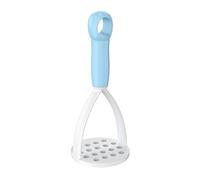 Portable Garlic Masher, Plastic Manual Potato Masher, Hand Press Fruits Crusher, Vegetable Smasher for Kitchen(Blue)