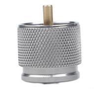 Portable Gas Canister Converter for Outdoor Cooking Gear | Converts 1lb tanks to flat cylinder thread, fits standard camping stoves, for durable aluminum alloy build, leak-proof seal
