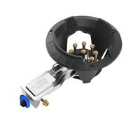 Portable Gas Cooktop with Flameout Protection, Single Burner Stove for LPG/NG, Ideal for Caravan and Camping
