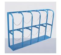 Portable Gas Cylinder Storage Rack for 40L, Floor-Mounted Acetylene Tank Holder with Safety Chain & Screws, Stand Suitable for Factories(L 150cm/59.1in)