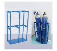 Portable Gas Cylinder Storage Rack for 40L, Floor-Mounted Acetylene Tank Holder with Safety Chain & Screws, Stand Suitable for Factories(L 60cm/23.6in)