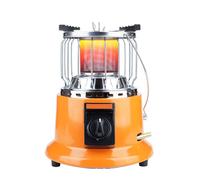 Portable Gas Heater, Butane Gas Heater Liquefied, 1.7Kw Auto Ignition Canisters, Fast Quiet Space Heater Portable Patio Heater for Camping Tent Outdoors Cold Winter,Orange