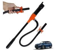 Portable Gas Pump, Portable Power Battery Pump, 2.4GPM Gas, Adjustable Flows Transfer with 3ft Hose, Detachable Siphon for Gasoline, Fuel, Water, Transfer