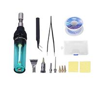 Portable Gas Soldering Iron Kit Adjustable Temperature Cordless Butane Solder Set 8ML