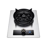 Portable Gas Stove, 5.2KW 9 Cavity Timed High Fire, Stainless Steel Panel Cast Iron Pot Holder, With Flameout Protection, Suitable For Home(LPG)