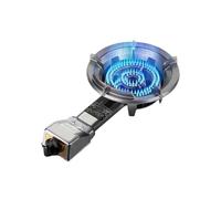 Portable Gas Stove, Double Fire Ring High-Output Wok Burner, Heavy-Duty LPG/Natural Gas Countertop Burner with Flame Failure Protection for Home and Commercial Use