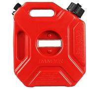 Portable Gas Tank, 5l Large Capacity Antistatic Plastic Gasoline Can - Portable Fuel Storage Container With Handle For Cars And Motorcycles Red