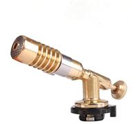 Portable Gas Torch Flame Gun Blowtorch Copper Flame Butane gas-Burner Lighter Heating Welding for Outdoor Camping BBQ Spray Gun