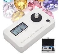 Portable Gem Refractometer with LCD Display, High Accuracy 0.001, for Gemstone Identification and Analysis