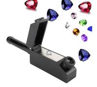 Portable Gemstones Refractometer for Gemstone Identification, Professional Gem Refractometer with LED Light, Accuracy ±0.002