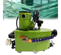 Portable Glass Edge Grinder Hand-Held Bevel Edger for Straight and Round Edges, Art Polishing with Diamond Wheel