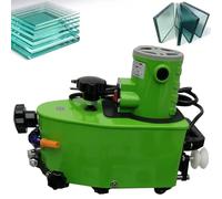 Portable Glass Edging Machine, Electric Edger for Straight and Round Bevel Edges, DIY Glass Edge Trimmer and Grinder for Corner Grinding and Edging