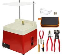 Portable Glass Grinder, Mini Glass Mosaic Starter Kit with 5/8" & 1" Grinder Bits Professional Mosaic Tile and Stained Glass Start-Up Tool Set, HUANGHAIQIU