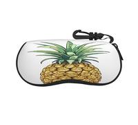 Portable Glasses Case For Women & Men, Be A Pineapple Eyeglasses Bag Soft Glasses Bag, Scratch-Resistant Eyewear Travel Bag For Sunglasses, Lightweight Eyeglasses Holder Carrier For Running Hiking