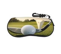Portable Glasses Case For Women & Men, Golf Ball Eyeglasses Bag Soft Glasses Bag, Scratch-Resistant Eyewear Travel Bag For Sunglasses, Lightweight Eyeglasses Holder Carrier For Running Hiking