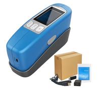 Portable Gloss Meter, Professional Gloss Tester with USB Interface, PC Software, 1000 Groups Storage, Ideal for Quality Control in Coatings, Inks, Plastics, Simple & Standard Modes (CS 300)
