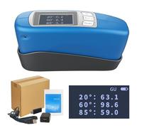 Portable Gloss Meter with Data Storage, USB Connectivity for PC Software Integration, Compact Design, Easy Handling