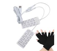 Portable Glove Heating Pad - USB Heating Elements Heated Gloves Pad, Heated Glove Liners, Heated Gloves Pad Winter Outdoor Hand Feet Warmer For Gloves