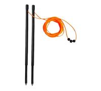 Portable Golf Alignment Sticks - Adjustable Swing Training Aid, Lightweight Practice Rods | Durable Putting Guide, Compact Sports Equipment | Home Backyard Indoor Outdoor Golf Course Fan Training