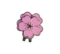 Portable Golf Ball Marker Hat Clip Floral Zincs Alloy Accessory Ideal for Female Junior Golfers Golf Brooch Accessory
