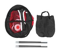 Portable Golf Practice Net, Golf Training Net with Instant Pop - Up Design, Compact Folding Target Net for Indoor Outdoor Use, Includes 2 Brackets for Beginners and Home (Black Red)