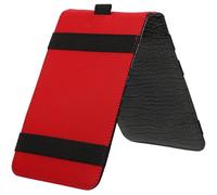 Portable Golf Scorecard Holder PU Water-resistant Cover for Tournaments | Fits Back Pocket, Easy On-course Writing, Black Timeless Style for Golfers, Pencil and Yardage Book