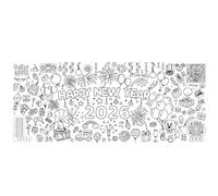 Portable Graffiti Background for Children with Waterproof Paper 76x183cm Drawing Wall for Various Holiday Decorations Waterproof Drawing Wall