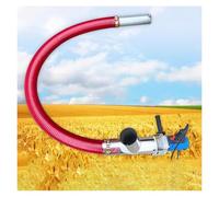 Portable Grain Auger Screw Conveyor 1500W, Heavy Duty Industrial Material Conveyor Thick Hose,for Home,Farm & Factory(5m)