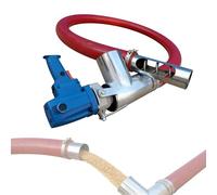 Portable Grain Conveyor Auger, 1500W Heavy Duty Screw Feeder Machine with Hose, Low Noise Grain Suction, One Click Start/Stop for Farms, Factories, Households