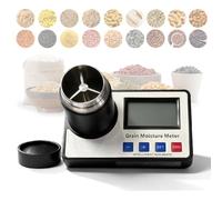 Portable Grain Moisture Tester for 19 Grains, Seed Moisture Meter with ATC, 8-30% Measuring Range & 0.5% Accuracy for Coffee, Corn, Cereal, Wheat