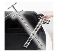 Portable Grain Sampler Pole 5 to 13ft - Stainless Steel Foldable Probe for Powder, Sand & Solid Particles, Ideal for Cement & Fertilizer Sampling with Rotatable Handle