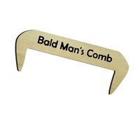 Portable Grandpa Bald Man's Comb Wooden Bald Man Hair Comb Funny Novelty Hair Humorous Creative Father's Day Gifts Balds Man Grooming Tool