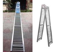 Portable Gravity Conveyor Belt for Trucks, 1.0" Stainless Steel Rollers, Light-Duty & Foldable, Water & Rust Proof, 30cm Wide, 4m/13ft Long Trailer Roller System