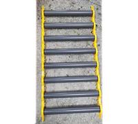 Portable Gravity Roller Conveyor with Flow Rail and Skate Wheels - Lightweight Manual Roller Table with No Motor for Efficient Material Handling and Transport