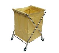 Portable Gray Foldable Salon Trolley Cart with Lockable Wheels Adjustable Height Lightweight Design for Hairdressers Makeup Artists and Spa Professionals.