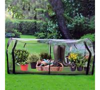 Portable Greenhouse Tunnel PVC Cover Weather Resistant Plant Veg Grow House