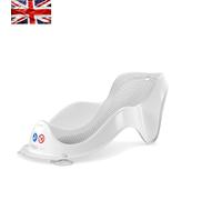 Portable Grey Bath Support for Babies - Easy Clean and Hygienic Infant Bathing