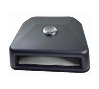 Portable Grill Top Pizza Oven BBQ Outdoor Use Steel with Pizza Stone 41x36x13cm