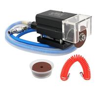 Portable Groove Grinding Machine, Pneumatic Air Nick Grinder, with 50mm Cutting Wheel, 6m Spring Tube, Rotary Speed Control, for Flat Die Cut Cutting