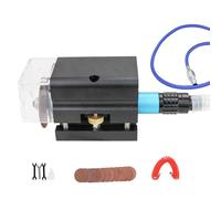 Portable Groove Grinding Machine, Pneumatic Nicks Grinder with 12 Blades, 6m Spring Tube, Speed Adjustable, 50mm Cutting Wheel, Air Connection Point Opener for Flat Die Cut Cutting