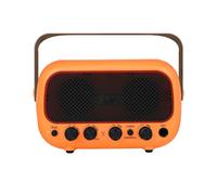 Portable Guitar Amp, Rechargeable Battery Electric Guitar Amplifier with Clean Overdrive Modes 7 Hours Playtime for Outdoor Practice and Performance Orange