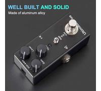 Portable Guitar Effect Pedal with Distortion Delay Chorus Tremolo Overdrive Digital and Analog Effects for Electric Guitar, Compatible wit(B)