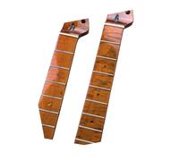 Portable Guitar Neck 22 Fret Left Handed Guitar Neck Hand Polished Gloss Finish 25.5 Inch Scale Length
