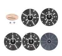 Portable Guitar Scale Learning Systems Guitar Scale Wheel Guitar Accessory Aluminum Alloy Texture Circles Of Fifths Wheel