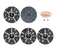 Portable Guitar Scale Learning Systems Scale Wheel Accessory Aluminum Alloy Texture Circles of Fifths Wheel Accessory